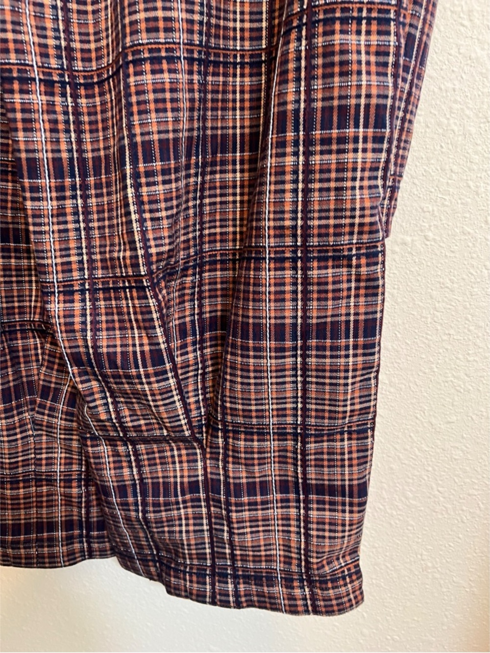 #808 Free People Nice Choice Pull-On Trousers in Navy Combo Small - Picture 10 of 13